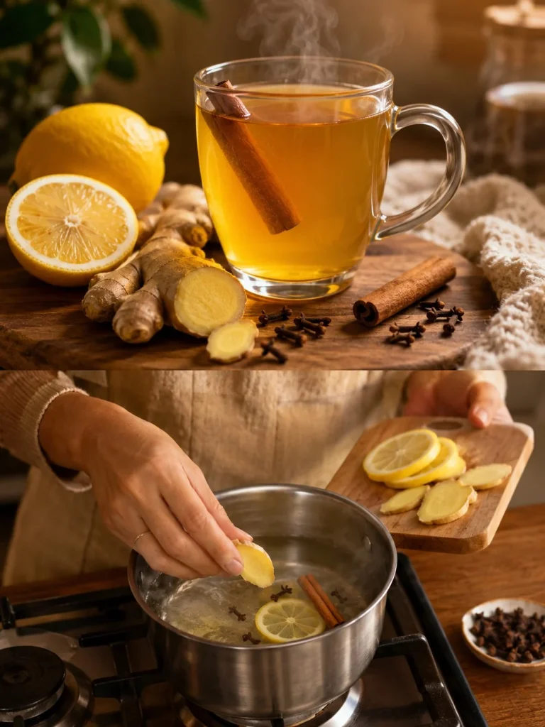 Person following tips to clear lungs and stop coughing