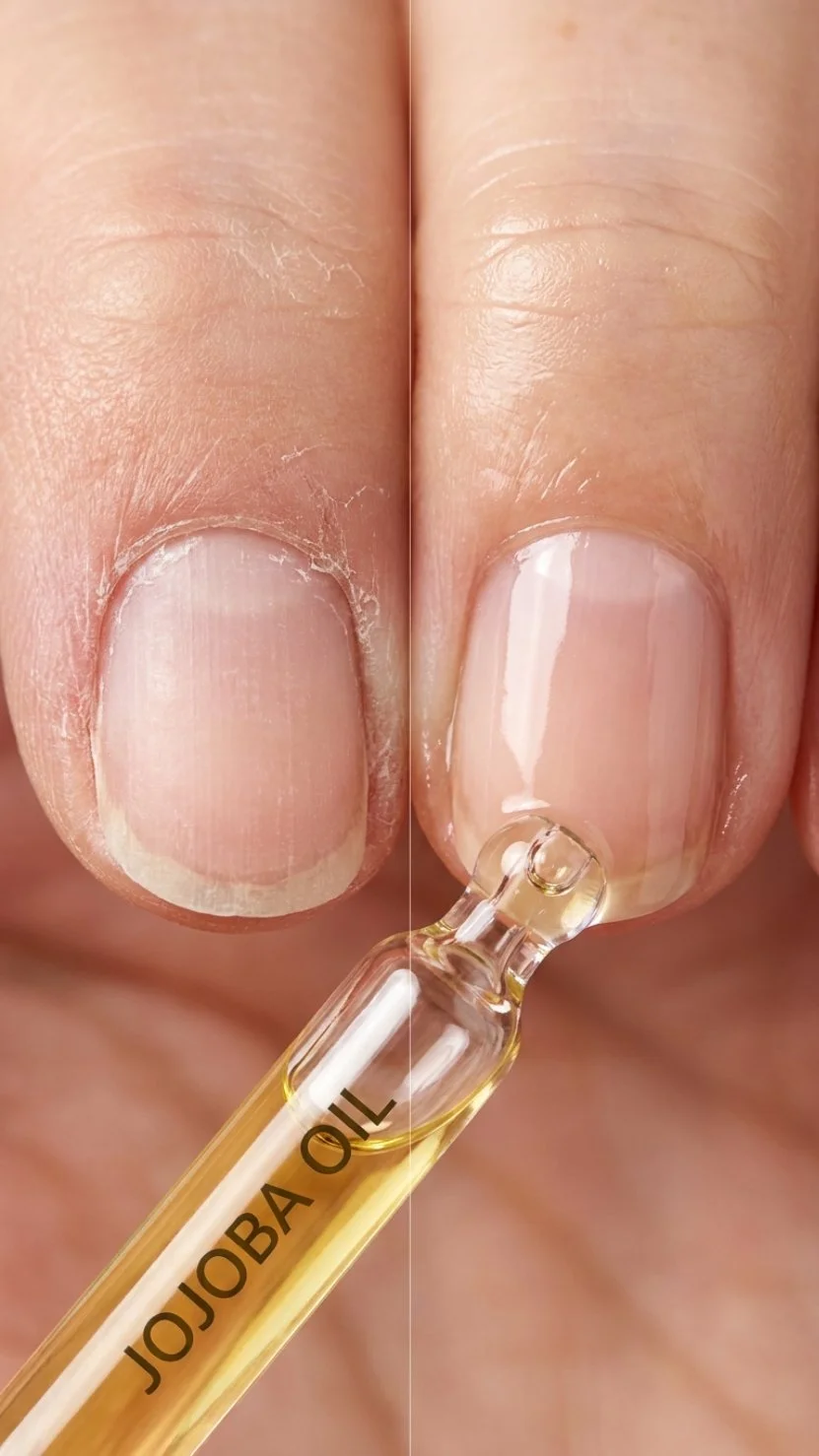 Homemade 2-ingredient nail oil for dry cuticles