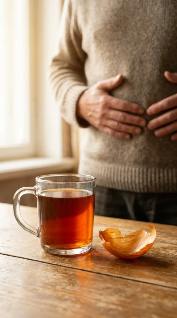 Grandpa's onion peel and pear remedy for natural health benefits
