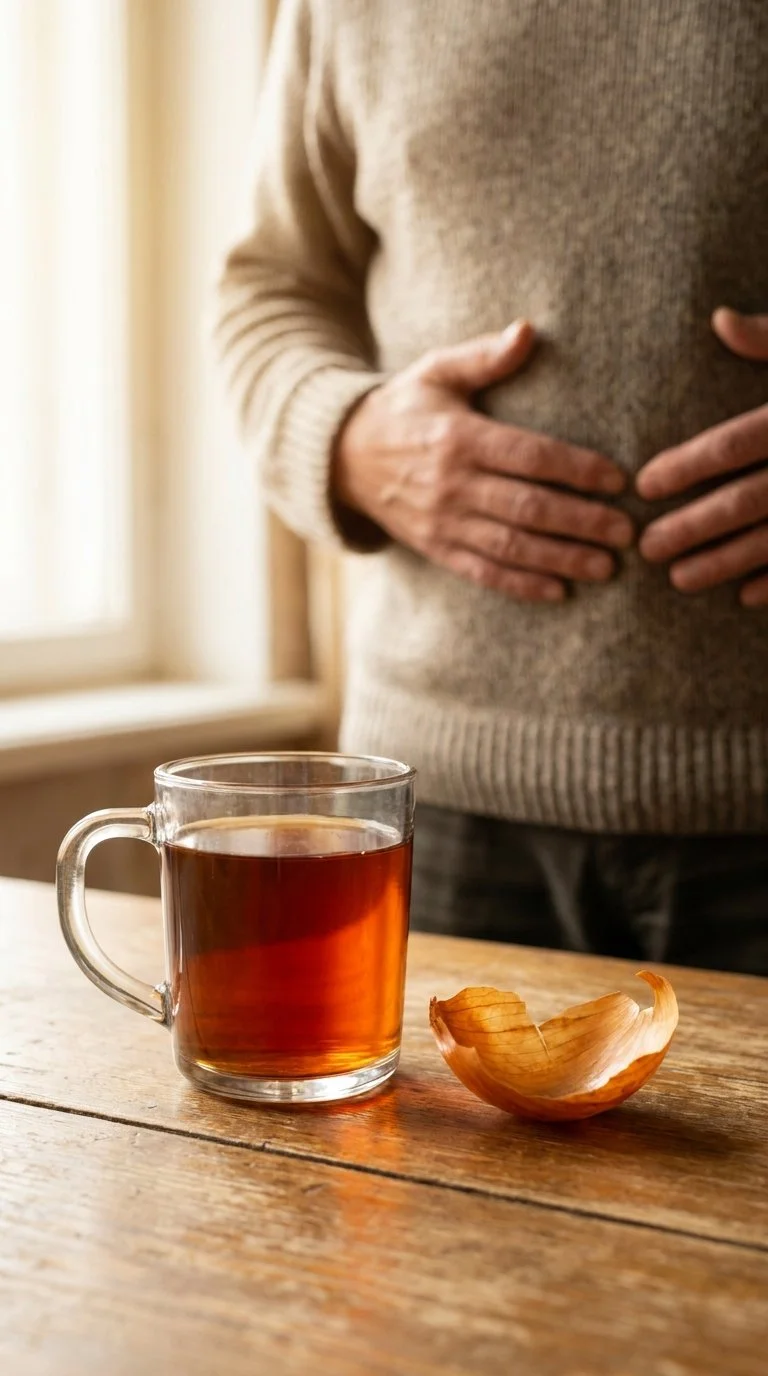 Grandpa's onion peel and pear remedy for natural health benefits