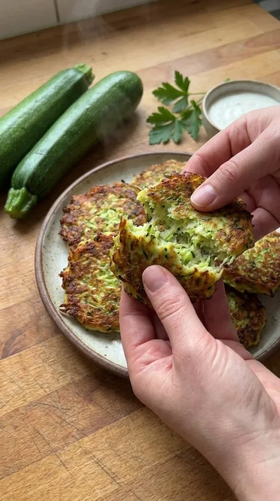 Delicious homemade zucchini dish served on a plate