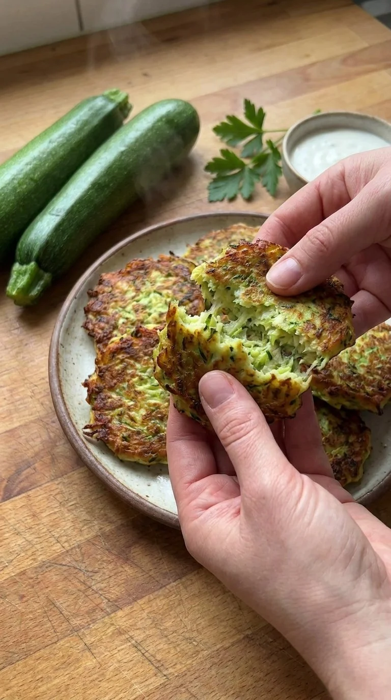 Delicious homemade zucchini dish served on a plate