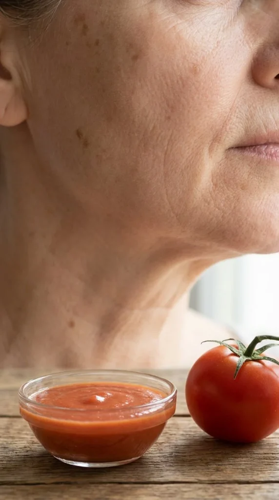 Fresh tomatoes for natural skincare and wrinkle reduction