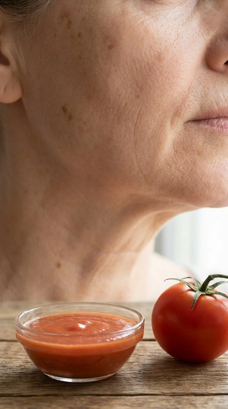 Fresh tomatoes for natural skincare and wrinkle reduction